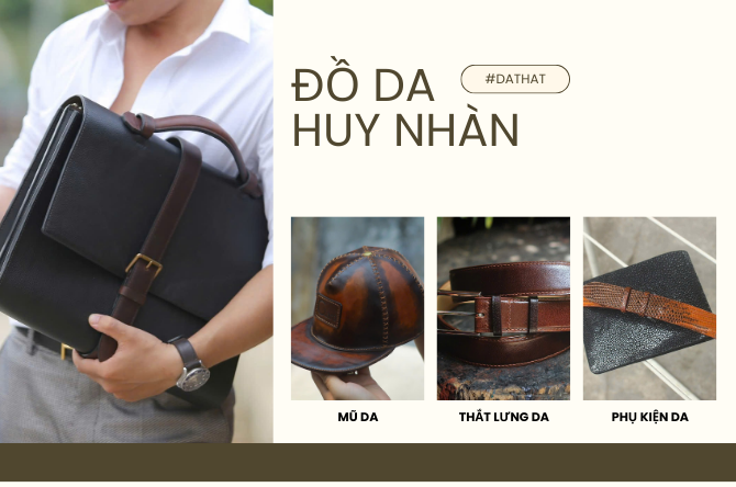 Giảm 5% cho các sản phẩm mũ da tại Đồ da Huy Nhàn
