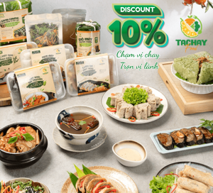 Phiếu giảm 10% trên tổng hóa đơn mua hàng tại TaChay