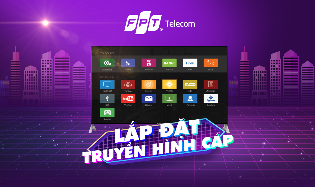 Khuyến mãi lắp đặt truyền hình cáp tại FPT