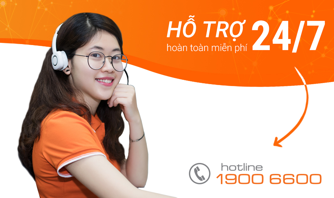 Hỗ trợ khách hàng 24/7