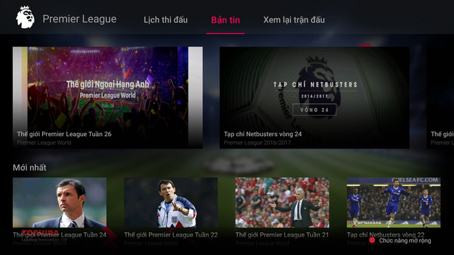  BoxOs 3 phát những trận bóng đá hàng đầu thế giới chuẩn HD