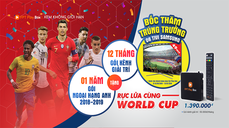 Xem World Cup trên FPT Play Box